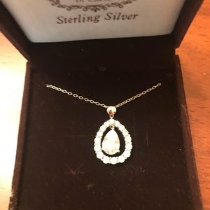 Contessa di Capri sterling silver CZ 18”